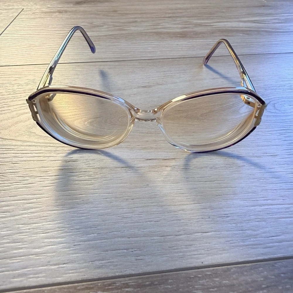 Vintage Ladies Joan Rivers‎ Debut Marine Glasses Retro Style Gold Tone Frame